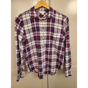 J Crew - Women's Plaid Shirt - Sz S